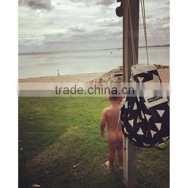 String large mesh toy bag hanging baby carry beach bag