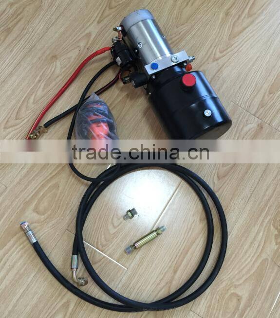hydraulic tipping kits for dump trailer with hydraulic oil cylinder and hydraulic power pack