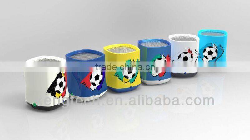 Best Sale World Cup Mini Wireless Loud Bluetooth Speaker