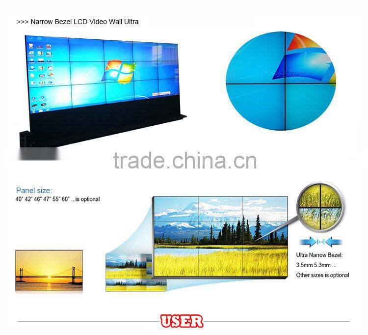 big size 65 inch HD lcd video wall