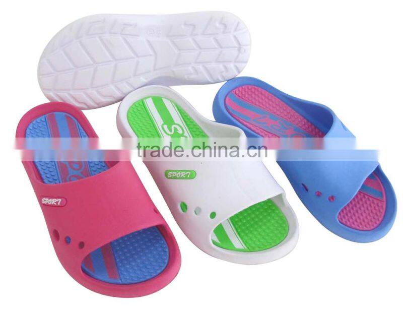 2015 new designed printed eva slipper for girls