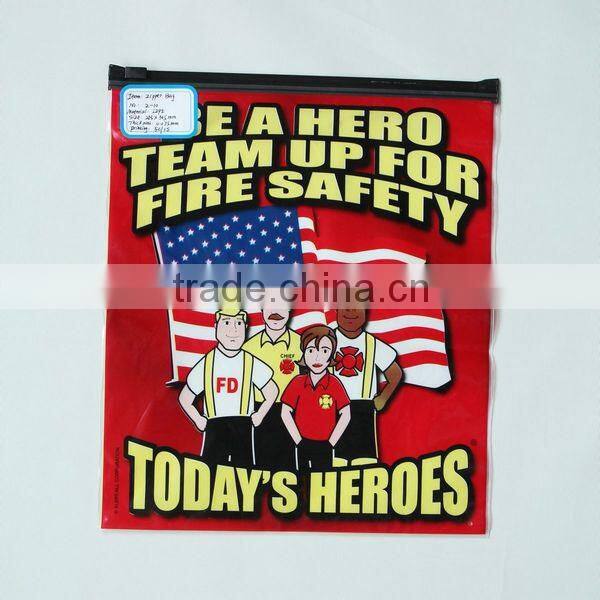 Bopp Biodegradable Factory Price Zipper Clothes Packing Bag