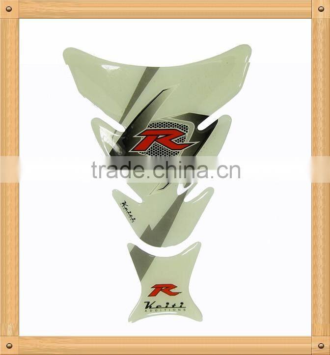 2014 motorcycle bike resin domed tank pad sticker for Protectors Shields
