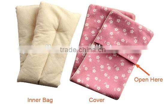 Brown color Soft plush physiotherapy neck heat pack / neck wrap