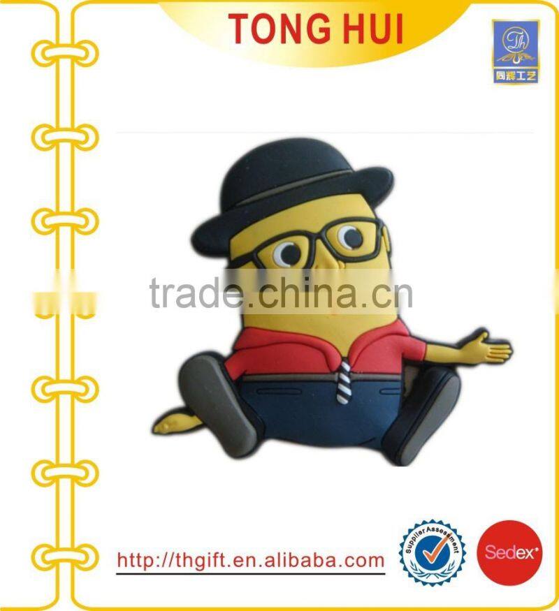 2d custom soft pvc fridge sticker