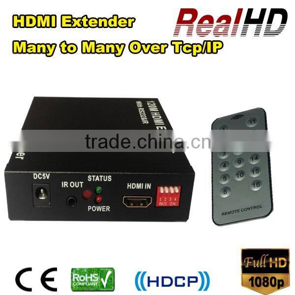 2016 China Best Selling 16x16 120m RS232 HDMI Extender by cat5e/6 Over TCP/IP