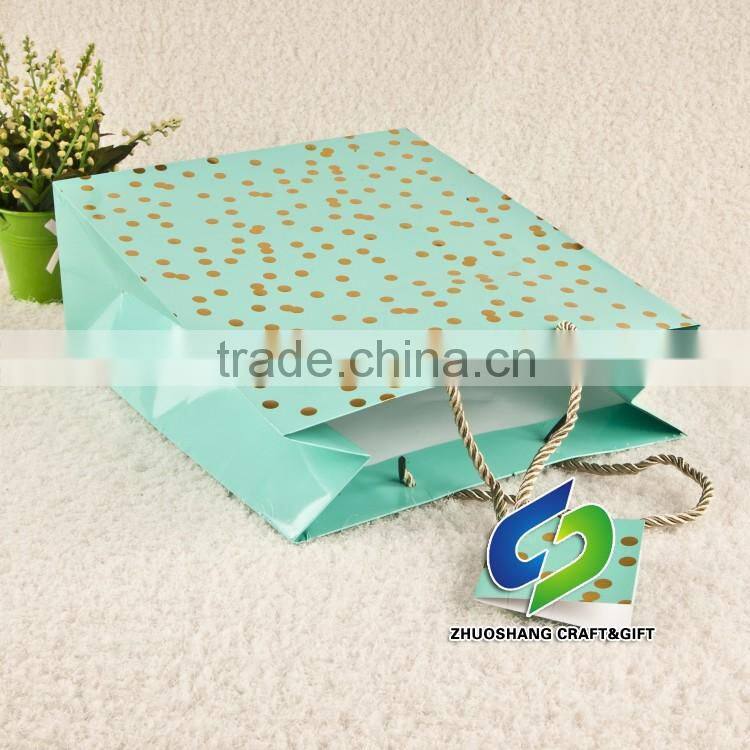 Wholesale custom paper shopping bag, gift paper bag