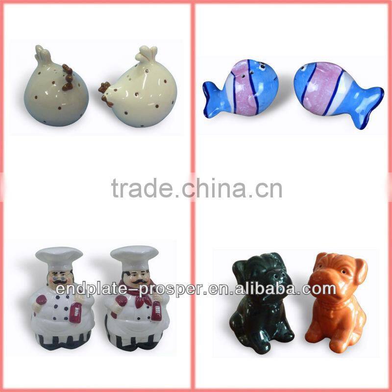 Cock Ceramic Salt and Pepper Shaker