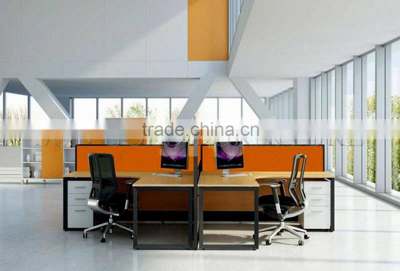 Fancy design Aluminum Partitions Workstations Office Wooden Cubicles ( SZ-WS401)