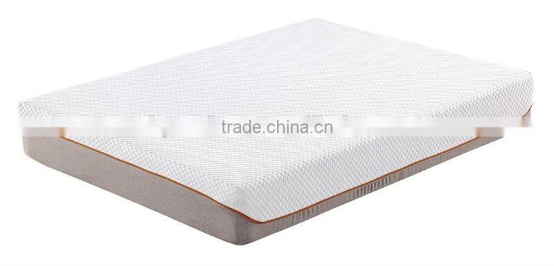 Cooler gel memory foam mattress 27cm thick roll packed in a box