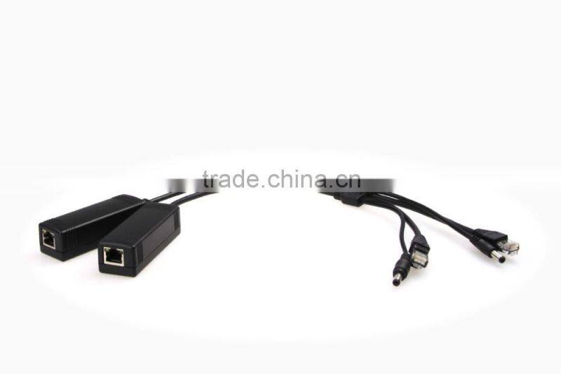 5V 12V PoE splitter for IP cameras shenzhen manufacturer