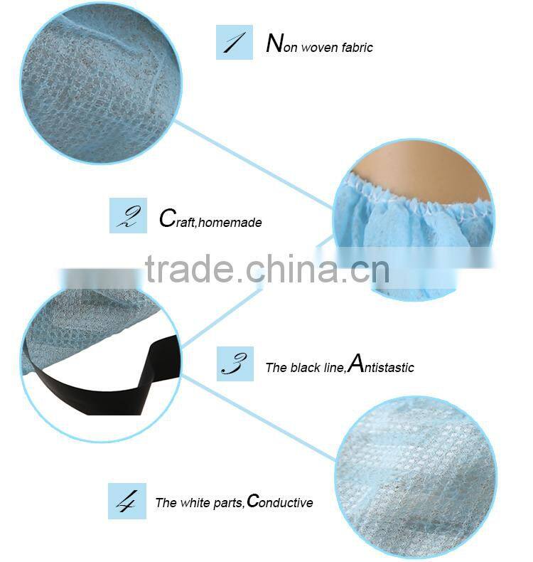 good quality light weight green pe shoe cover