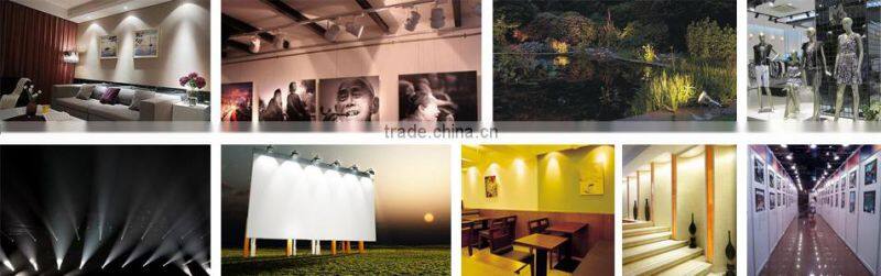 10W COB LED spot lamp shell die casting black octagon for condole top, inside the wall and skirting line