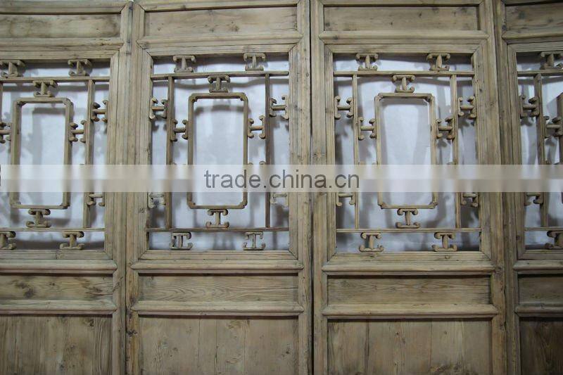 Reclaimed solid wood furniture Screen/Chinese doors