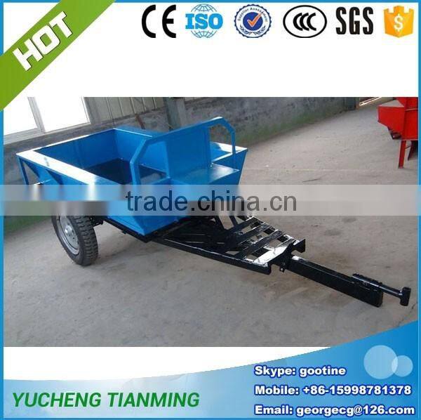 New condition small Farm trailer for walking tractor Box trailer