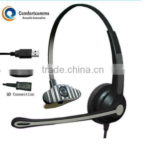 Call center usb echo cancelling headsets HSM-900RPQDUSBC