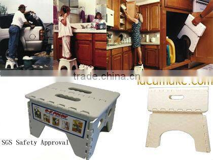 SGS safety approval Kids Living Room Furniture,Ez Folding Step Stool with one step