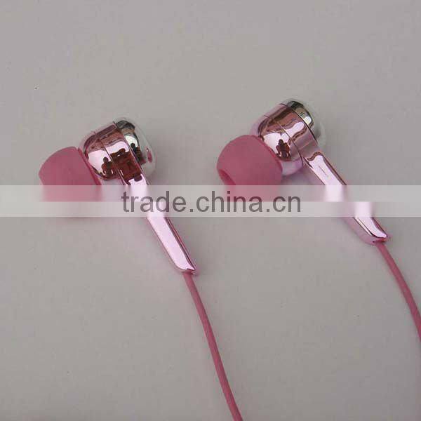 hot new product for 2015 glowing stereo in-ear earphone for mobile pc portable media device