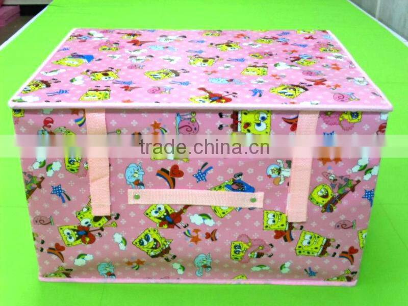 Fashion cheap portable folding Storage Box/Non-woven fabric wardrobe/bedroom wardrobes