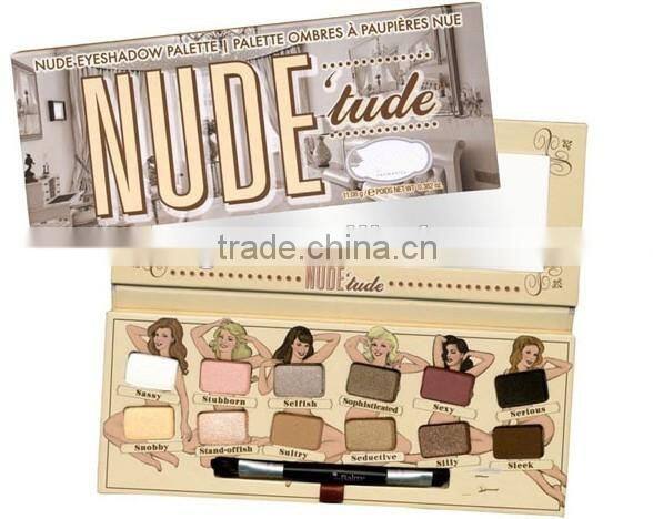 The Balm Nude Tude Eye Shadow 12 Colors Eyeshadow Palette Makeup Set Cosmetics