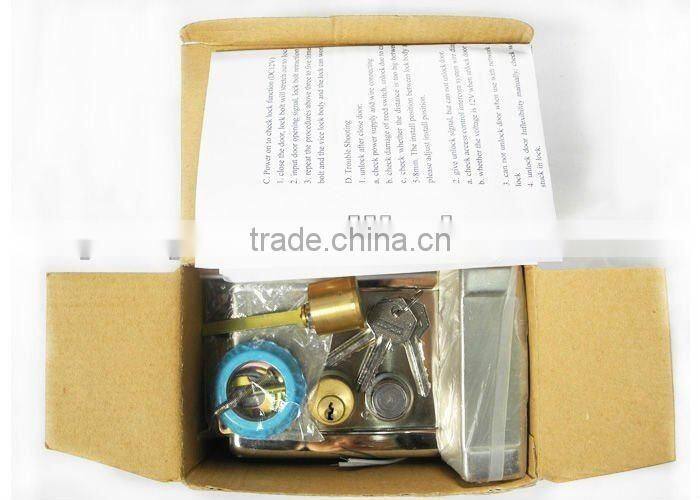 High security 12VDC electronic control lock connect building intercom PY-EL2