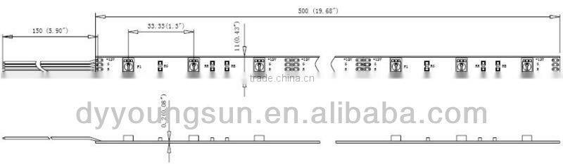 factory price led strip 5050 rgb ip68 5m/roll led Flxible Strip RGB LED strip lights for led strip ip68