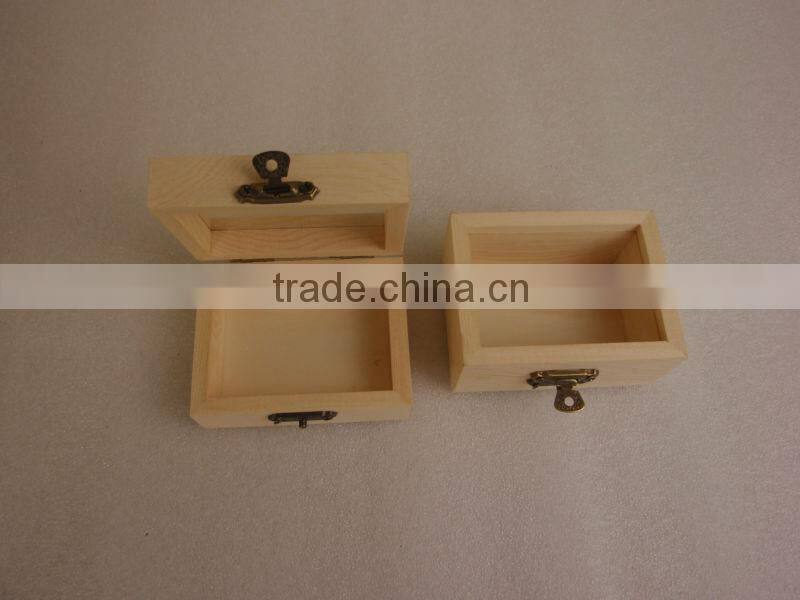 Customized paulownia material small wooden boxes wholesale
