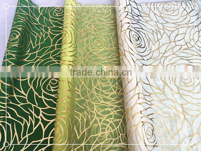 High Quality China Hot Flower Pattern Wrapping 20-80GSM Non-woven Fabric