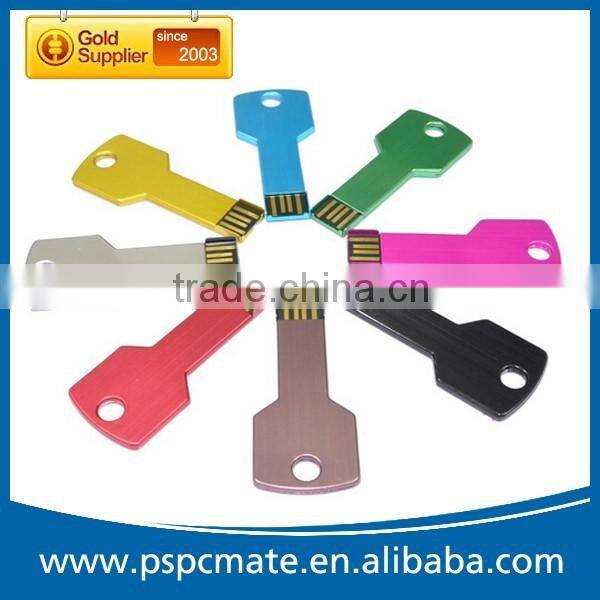 Custom Metal Key Shape USB Memory Stick 8G 16G