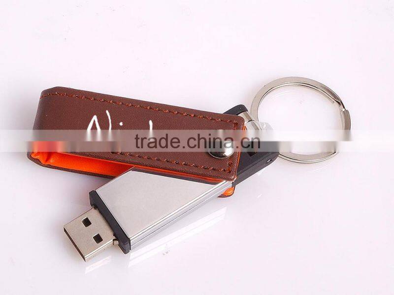 Leather usb flash drive Gift usb flash disk,pen drive
