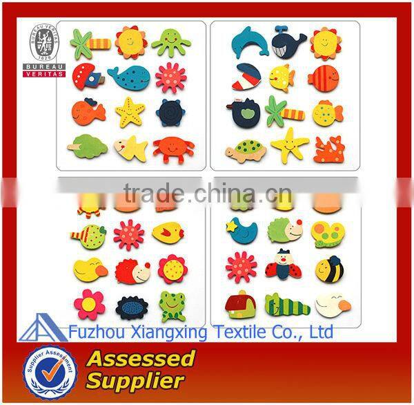 promotion wooden education fridge magnets