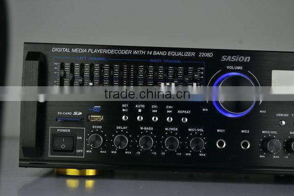 amplificator audio SASION 600W 5.1 channels audio amplifier enclosure power amplifier