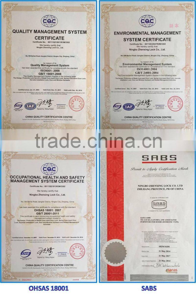 aluminum handle door lock ZX-CP-7534