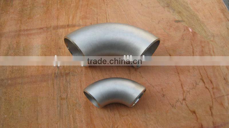 ANSI B 16.9 LR stainless steel 90 degree elbow by butt welding (YZF-P58)