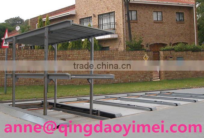 The stainless machine easy basement type underground garage electrical hydraulic lifter