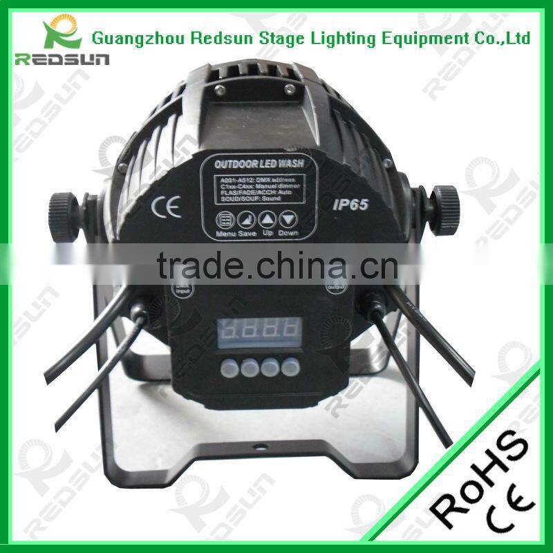 RGBW outdoor night light par led high power waterproof led par 54 light