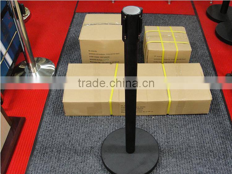 queue pole crowd control stanchion with corda for sale