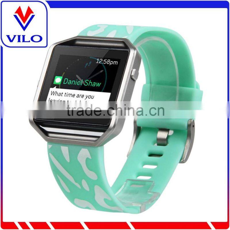 Soft Silicone Watch Band Rubber Wrist Strap For Fitbit Blaze Watch Band