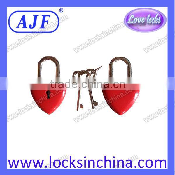 Promotional Heart shape love diary lock for sudents