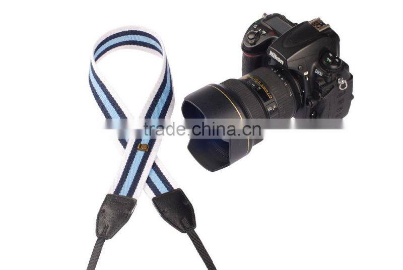 cute camera strap Colourful Ribbon Pattern D-SLR Camera Strap Shoulder Neck Strap Grip LO-02
