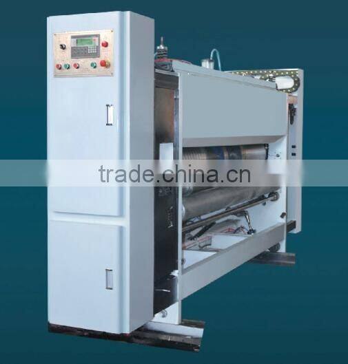 Carton box making machine Lead edge feeding high speed multi-color flexo printing slotting rotary die cutter