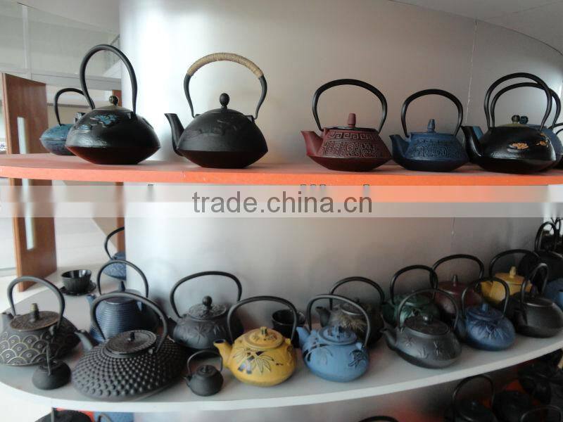 0.8L/32oz Zen Tetsubin cast iron teapot Black