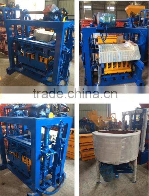 Multi-function motor vibration Automatic Concrete Block Machine