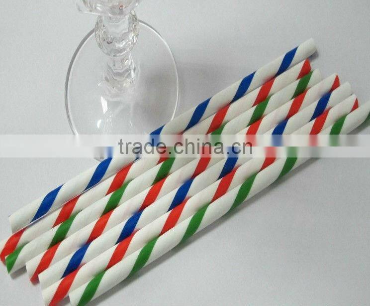 hard plastic drinking straw /double color drinking straw/plastic straw