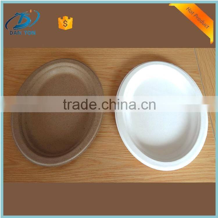 custom design disposable paper pulp high quality meal plate
