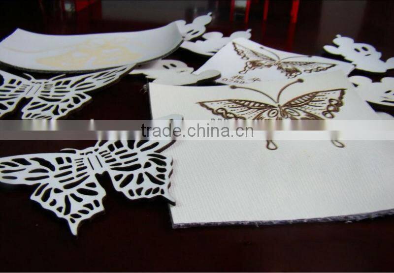 New equipment Low price Laser engraving cutting machine for leather label jeans advertising gift packaging