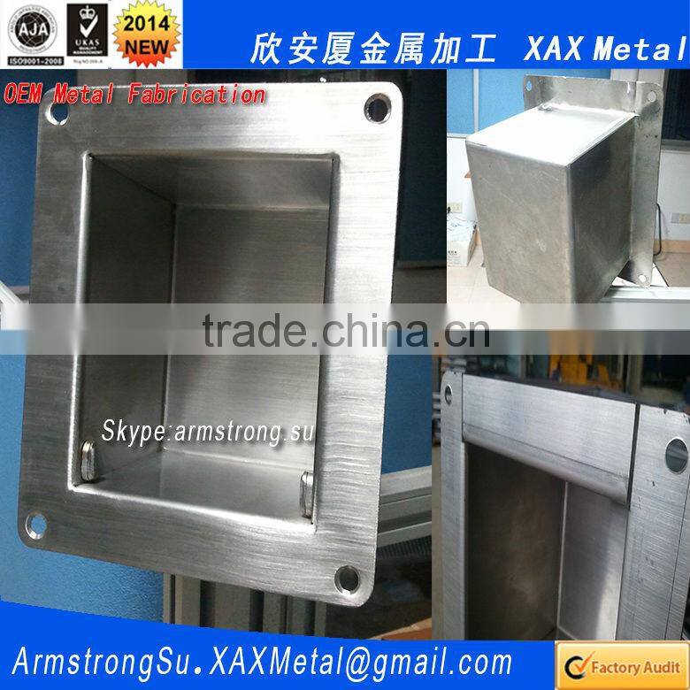 XAX02TD OEM metal fabrication ss304 ss316 Recessed Toilet Tissue Dispenser