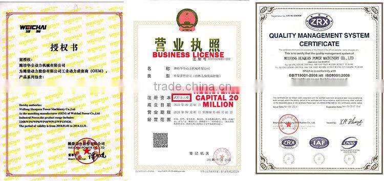 China Shandong Weifang Huaquan Power supply power equipment generator diesel