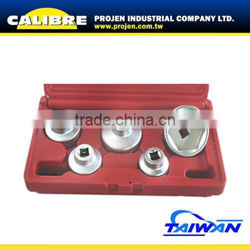 CALIBRE 5pc 24-38 M/M Oil Filter Cap Wrench Set cup type oil filter wrench set