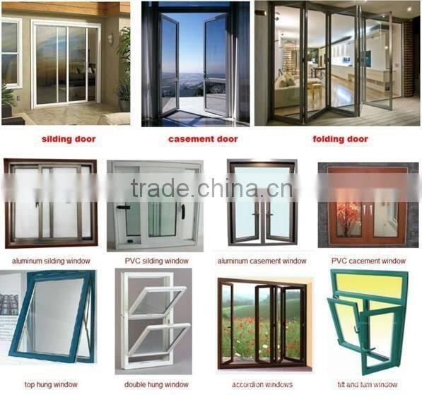 Vinyl Balcony window/plastic steel PVC window and doors